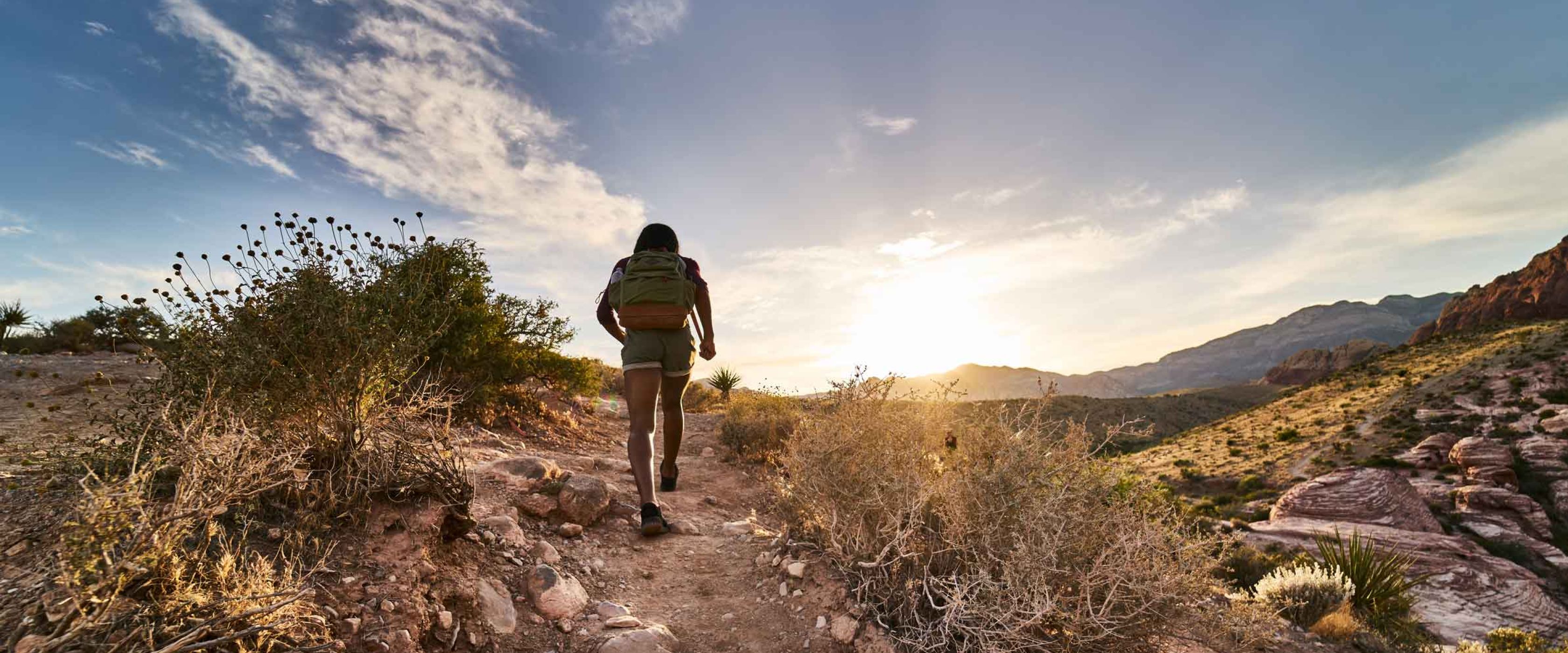 Woman Hiking