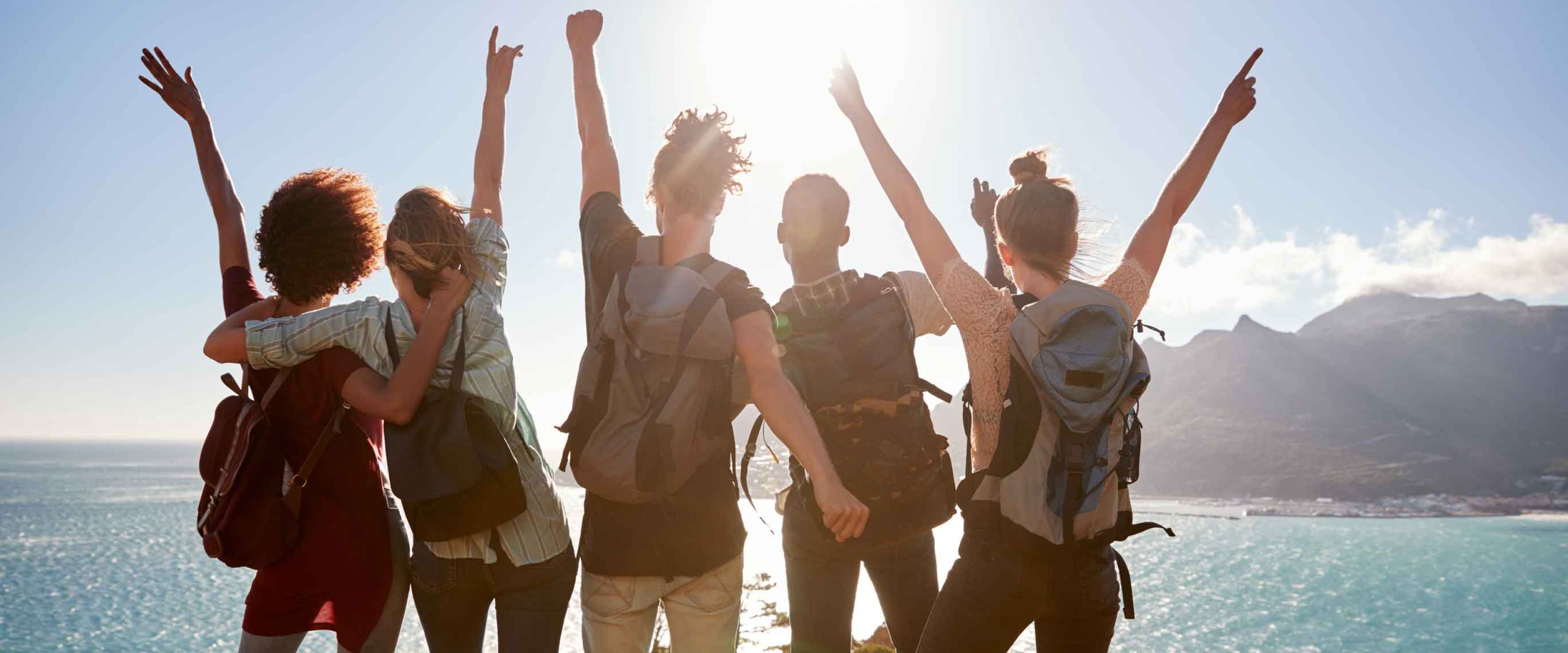 People hiking