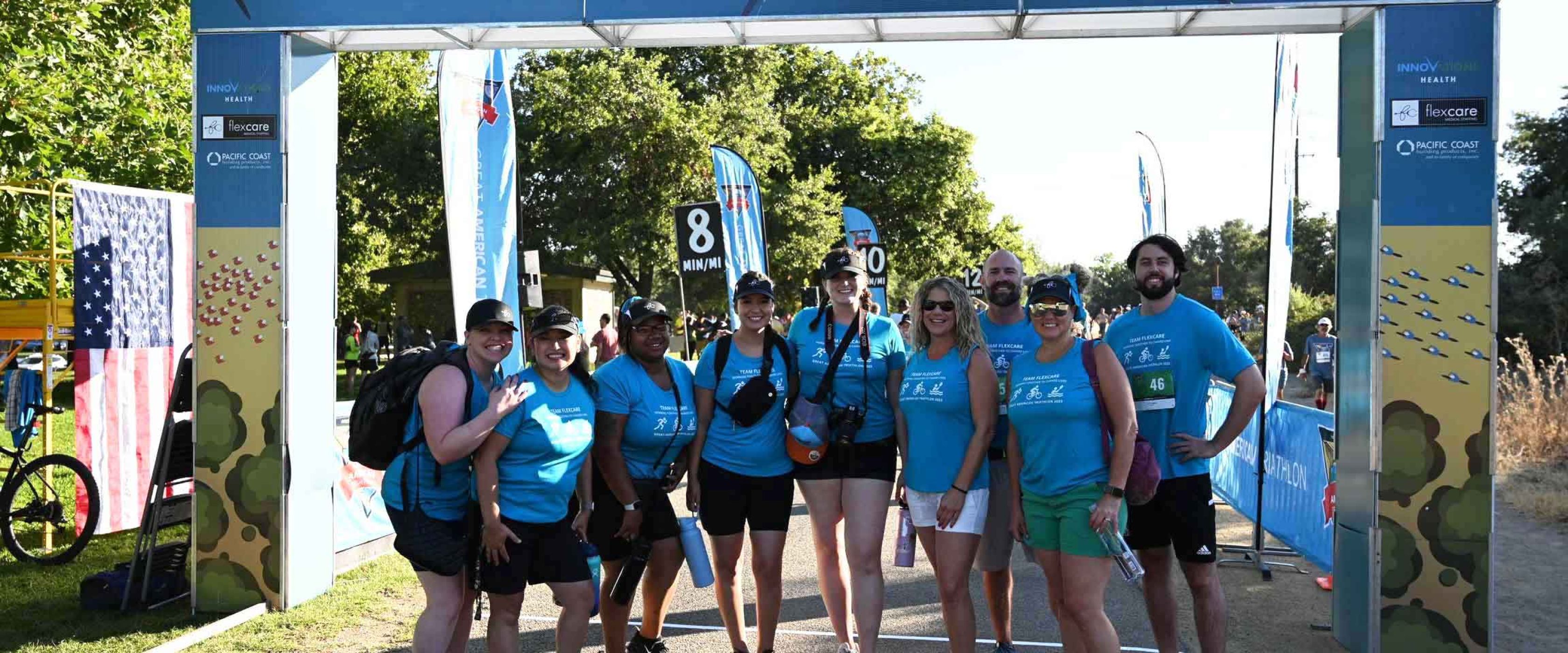 FlexCare Team at Great American Triathlon