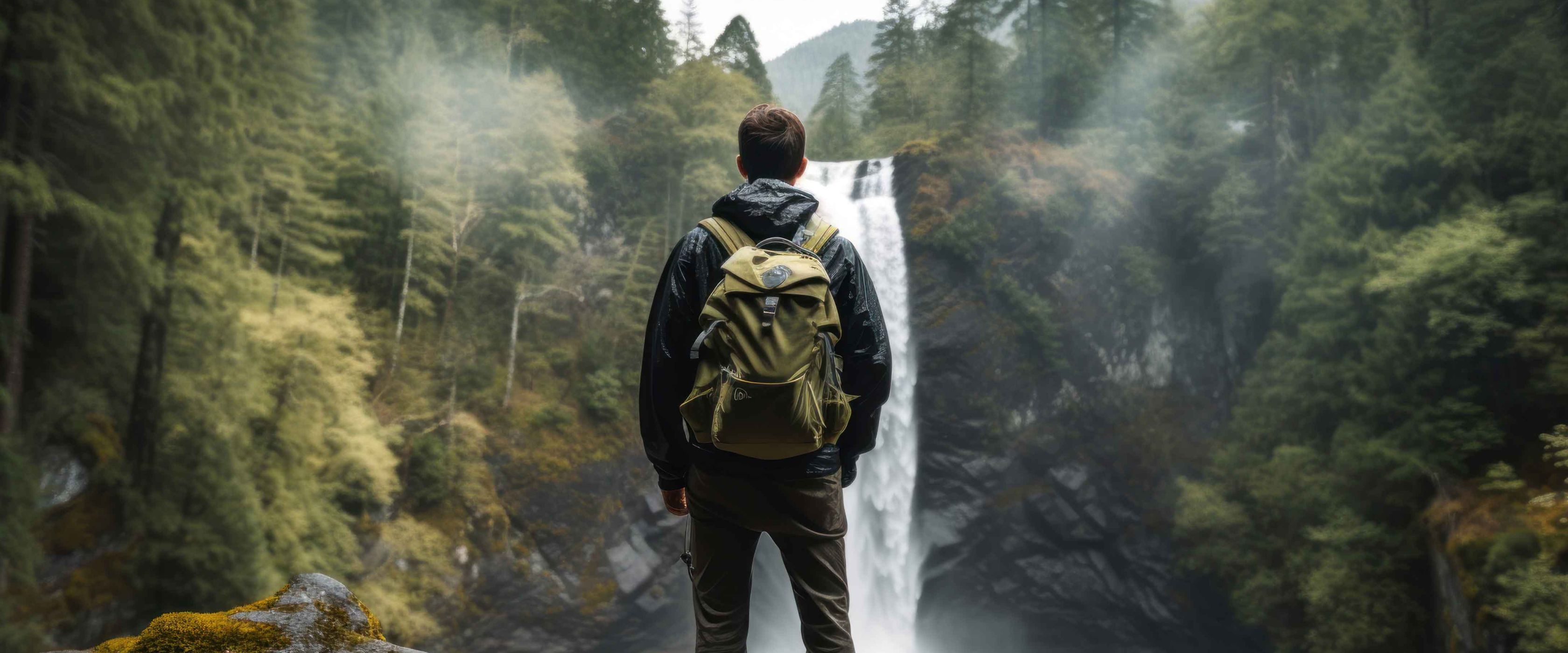 Man hiking