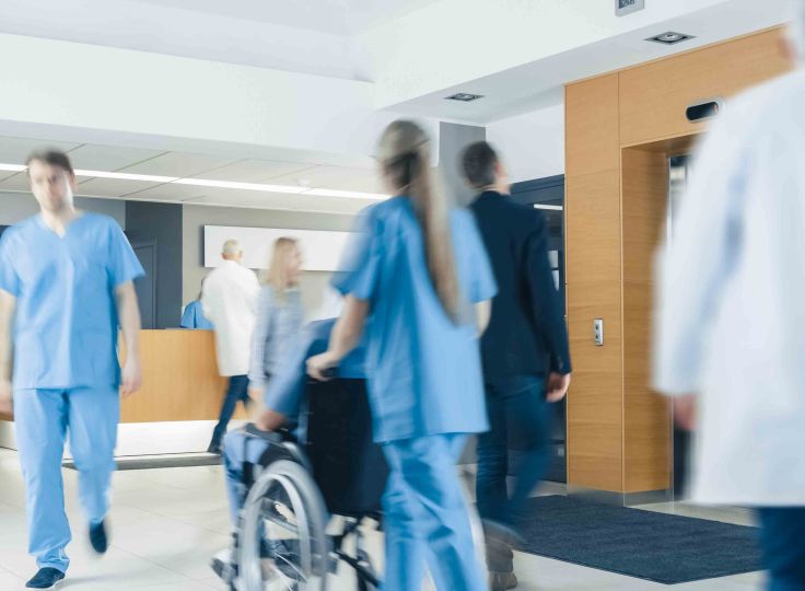 Nurses in a hospital