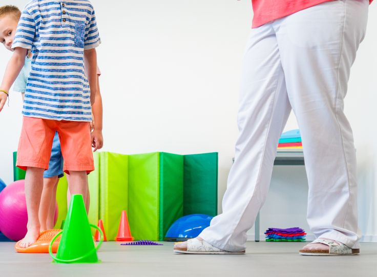 Children with an Occupational Therapist