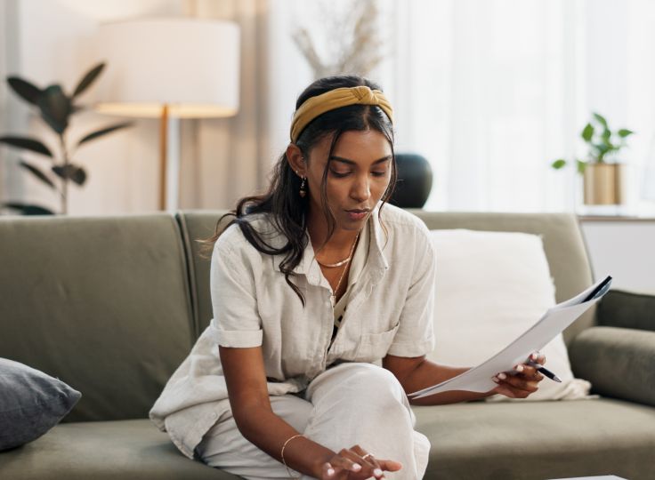 A clinician calculates her taxes