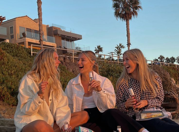 Friends at the beach