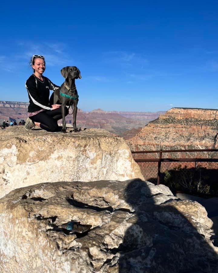 FlexCare travel nurse and dog