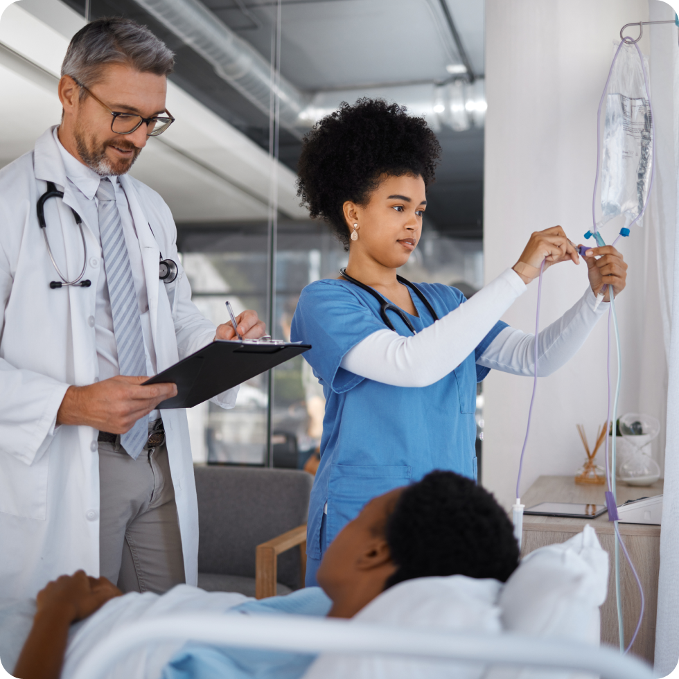 Assisting with a patient